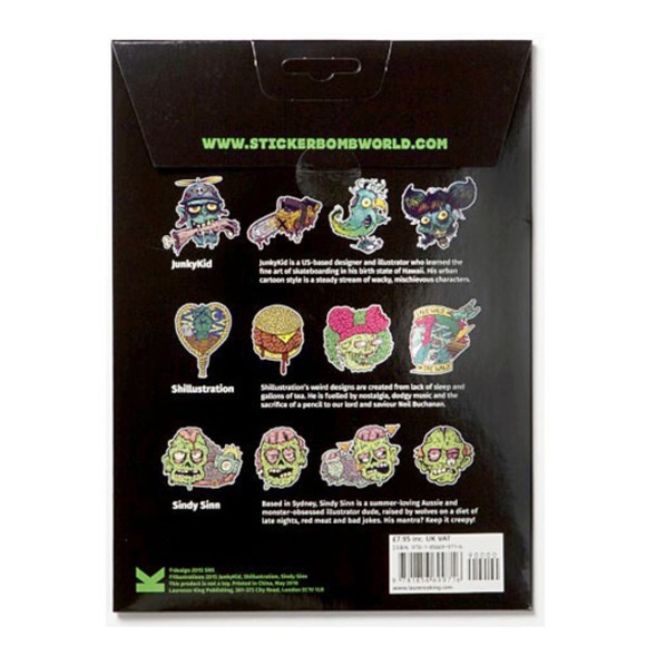 NEW Zombies Sticker Bomb Decals - Pack of 12 - Picture 3 of 4